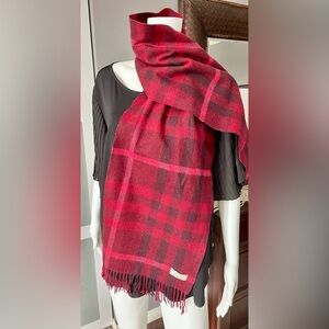 Burberry London Bordeaux Cashmere Scarf